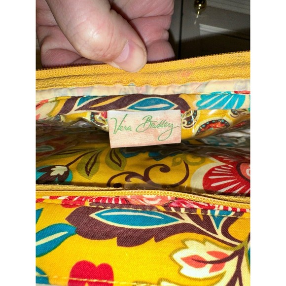 Vera Bradley Provencal Hanging Travel Organizer Toiletry Cosmetic Retired Makeup - Picture 3 of 3